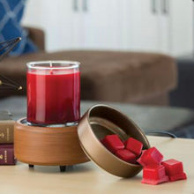 Load image into Gallery viewer, Walnut 2-in-1 Candle Warmer