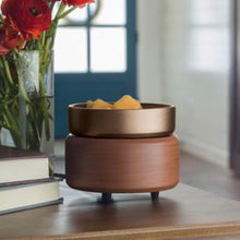 Load image into Gallery viewer, Walnut 2-in-1 Candle Warmer